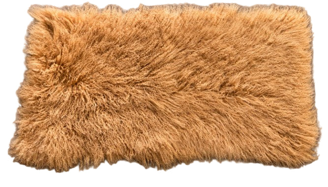 Tibetan Sheepskin Throw Camel